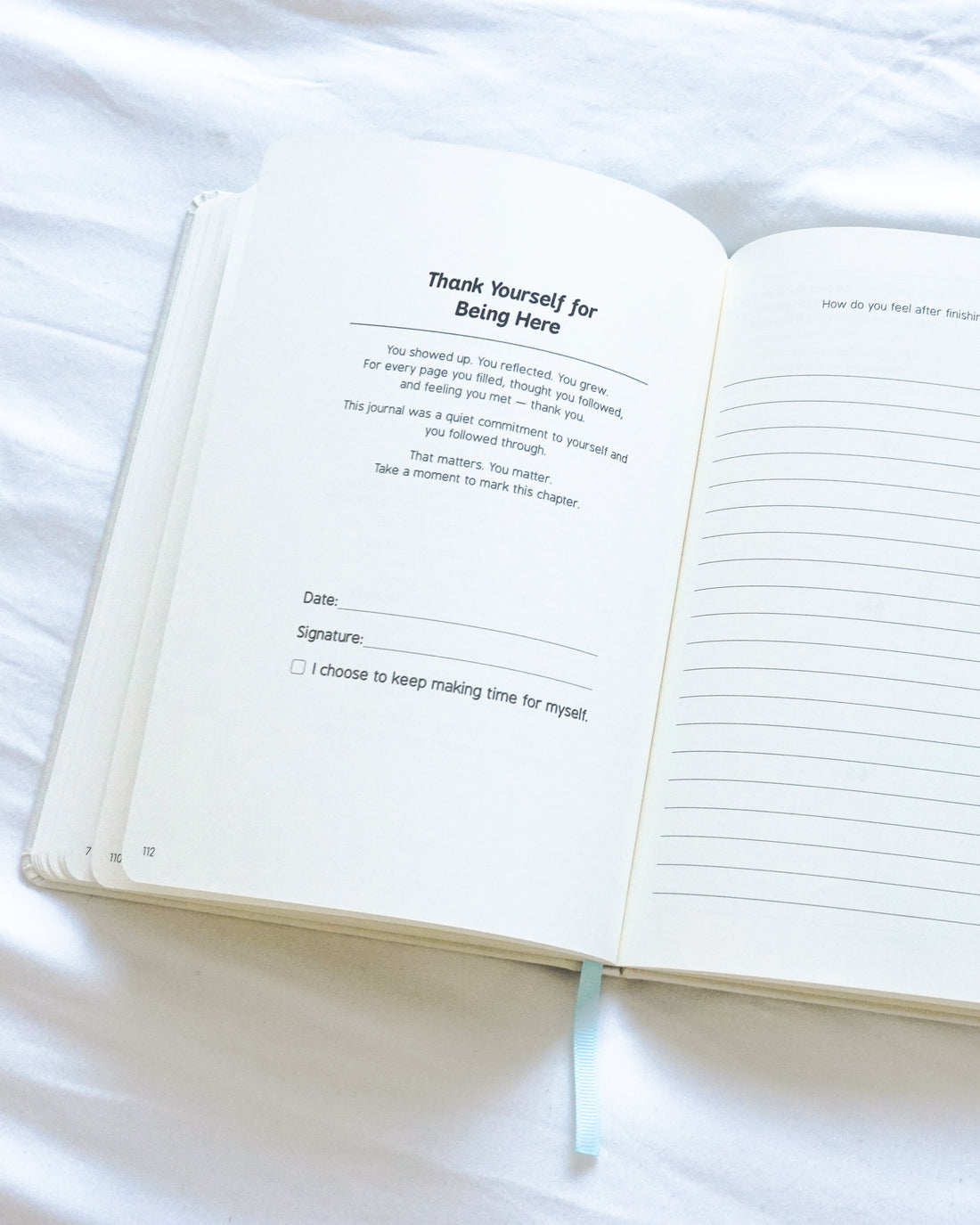 Loving myself, Daily Journal